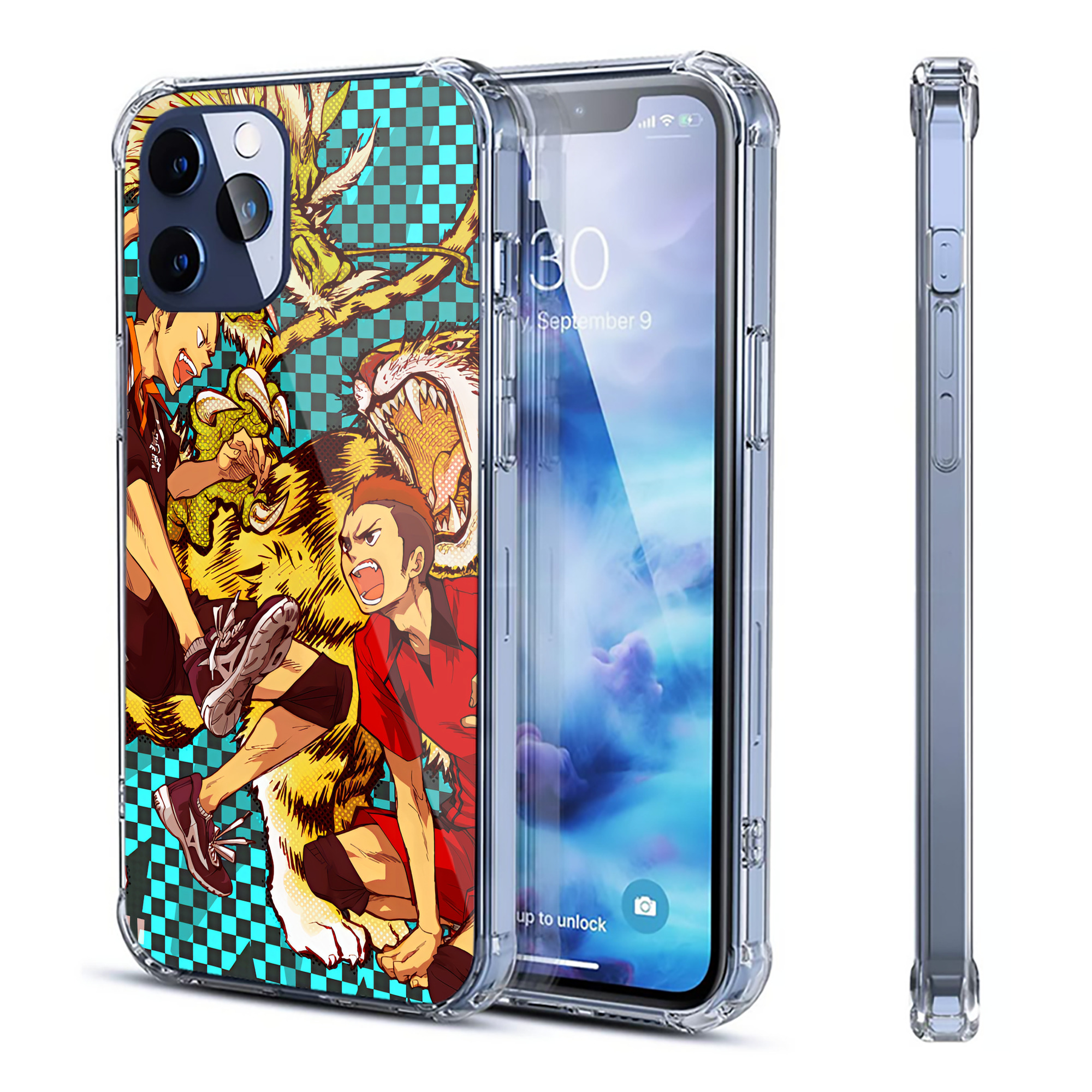 （画像用） ハイキュー!! Haikyu!! 【iPhone 12シリーズ対応】透明スマホケース（クリアソフトケース）